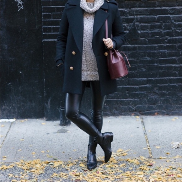 Wilfred Free Daria High Waist Vegan Leather Pant M - Picture 8 of 8